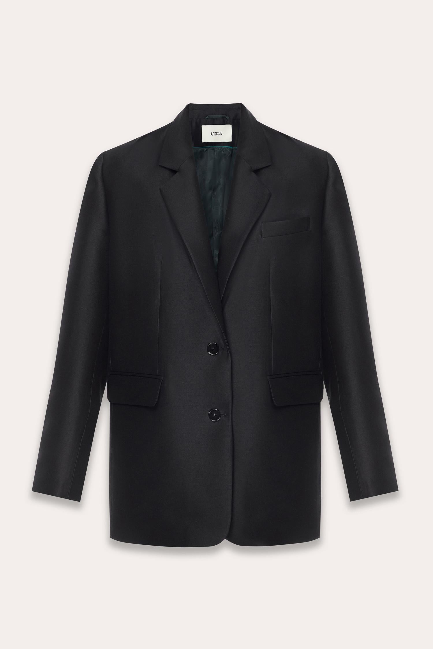 Manhattan blazer in wool and silk