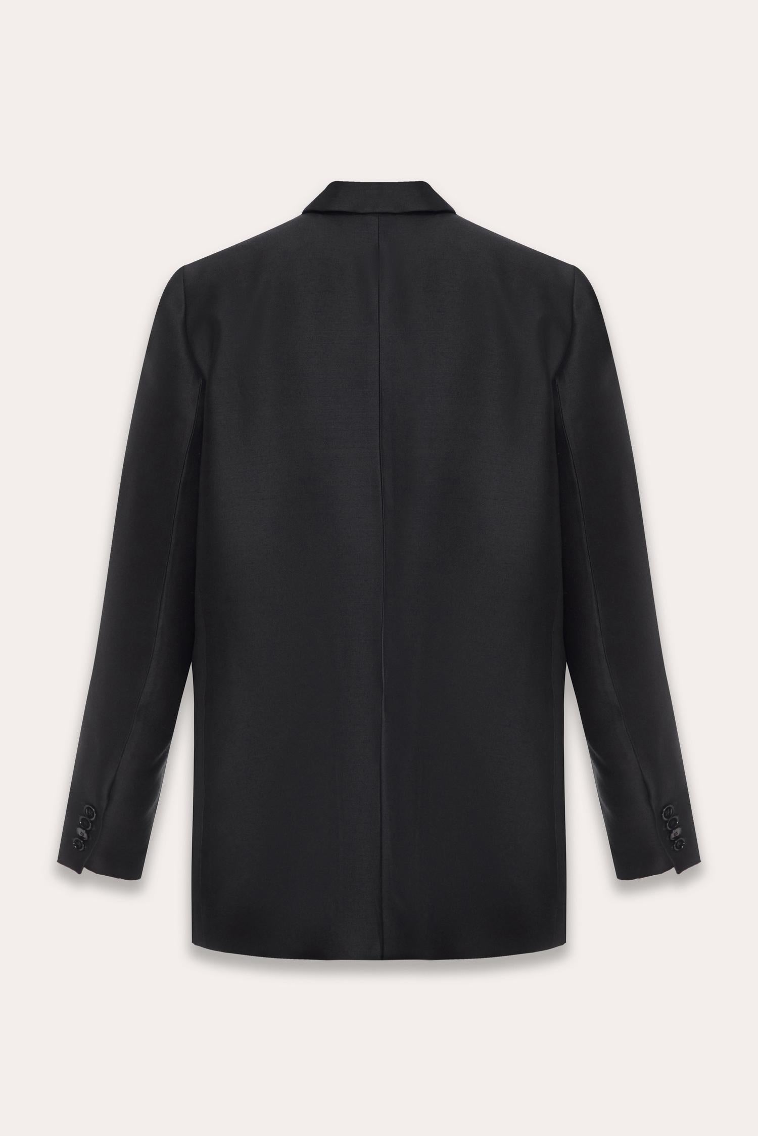 Manhattan blazer in wool and silk