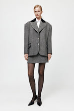 Load image into Gallery viewer, Triangle skirt in herringbone tweed
