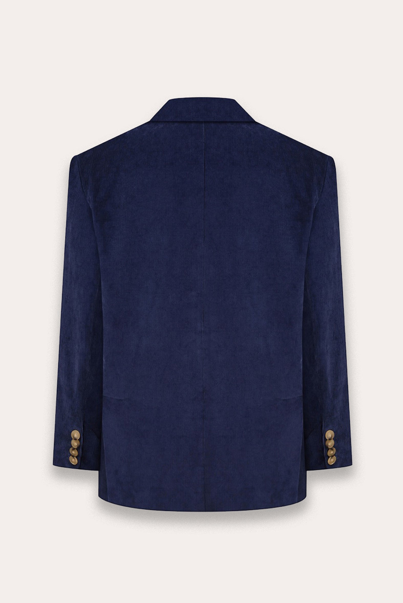 Carré blazer in cotton corduroy