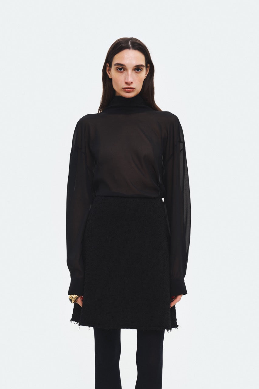 Isabelle skirt in BOUCLETTE NATTÉ