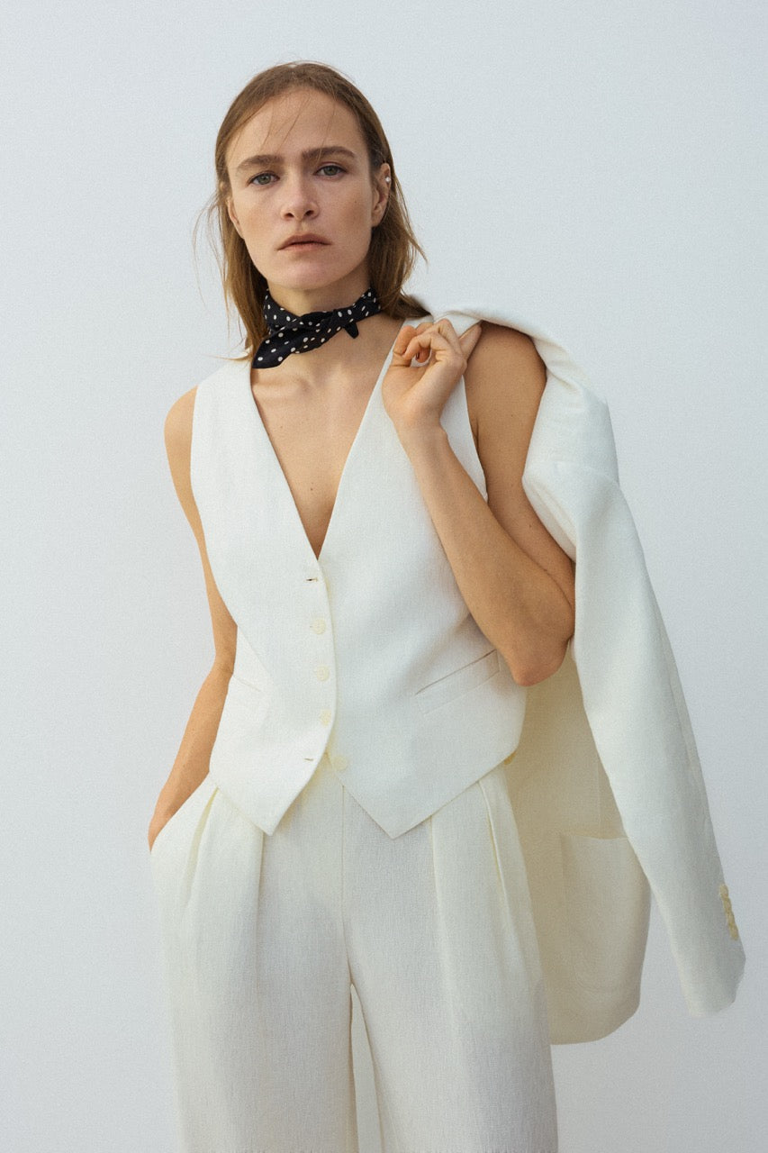 Roisin gilette in linen