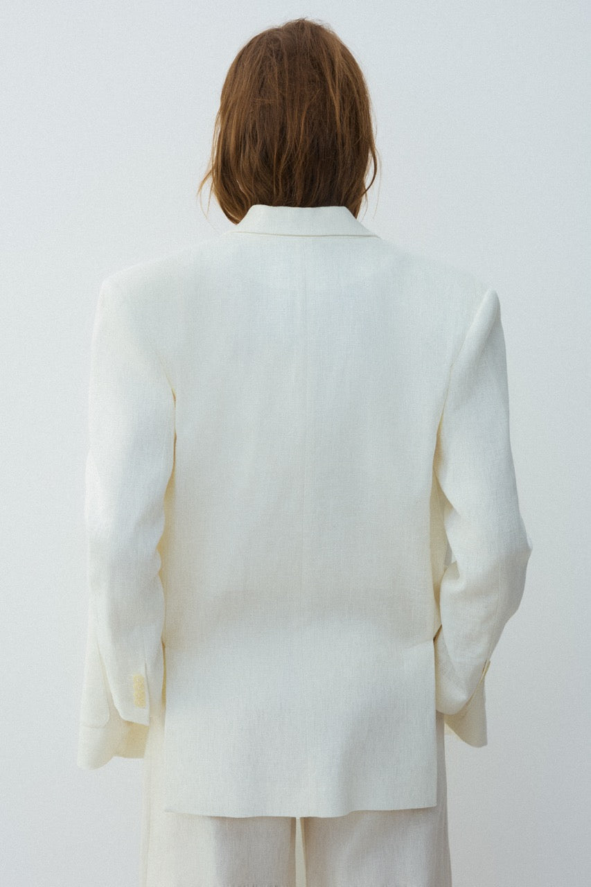 Carré blazer in linen