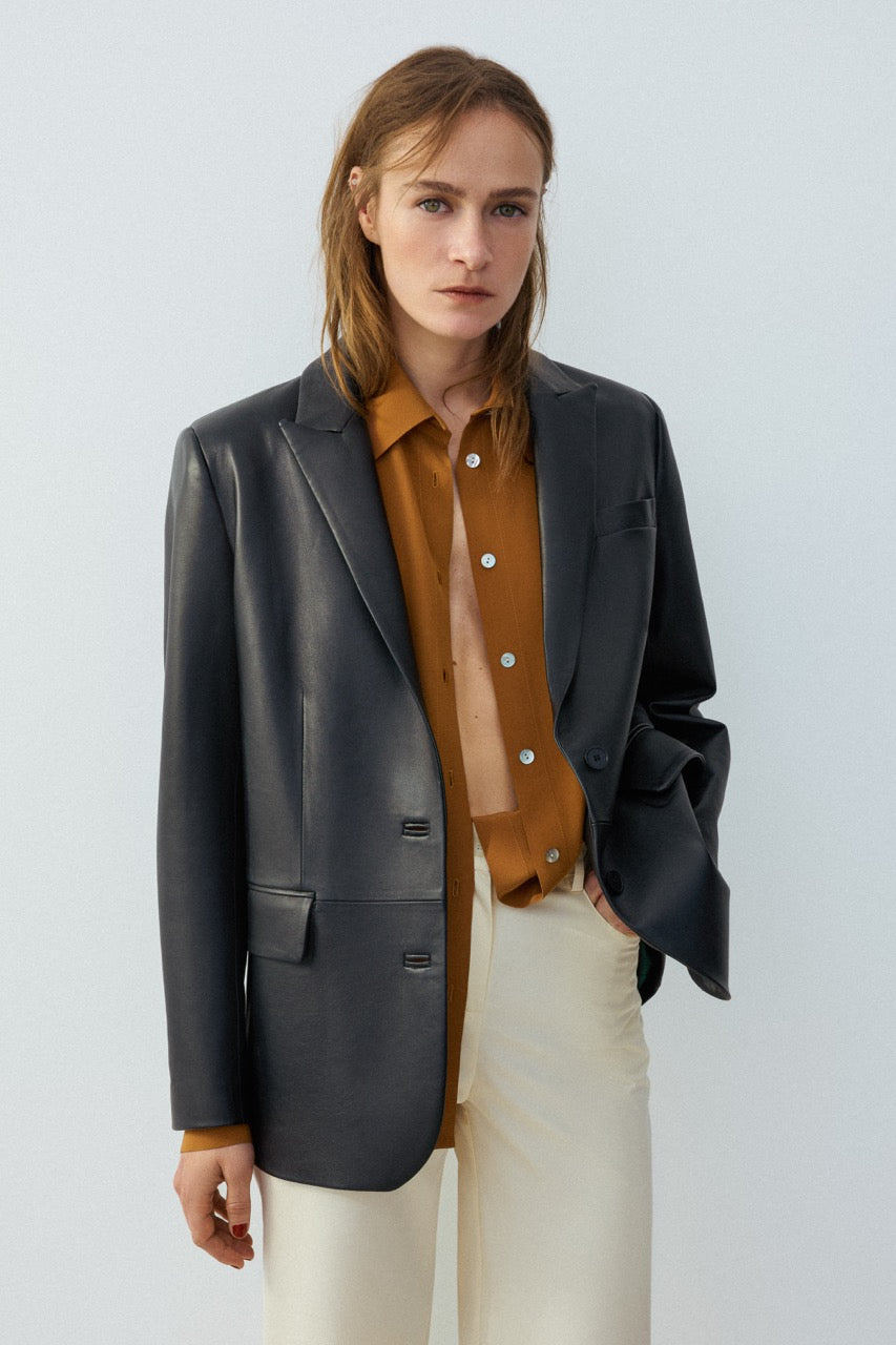 ШКІРЯНИЙ БЛЕЙЗЕР ANTWERPEN