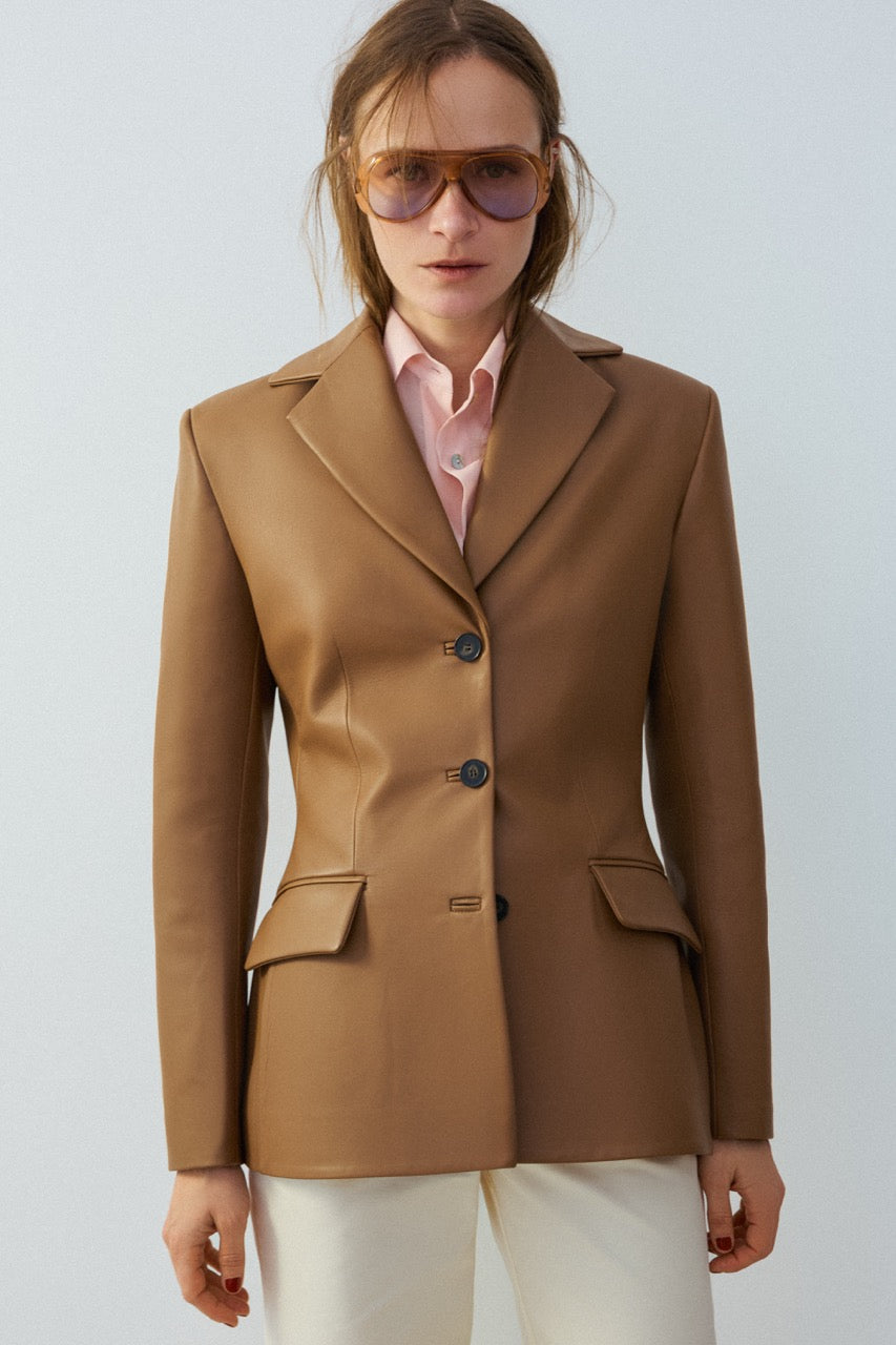 Шкіряний блейзер Венеція