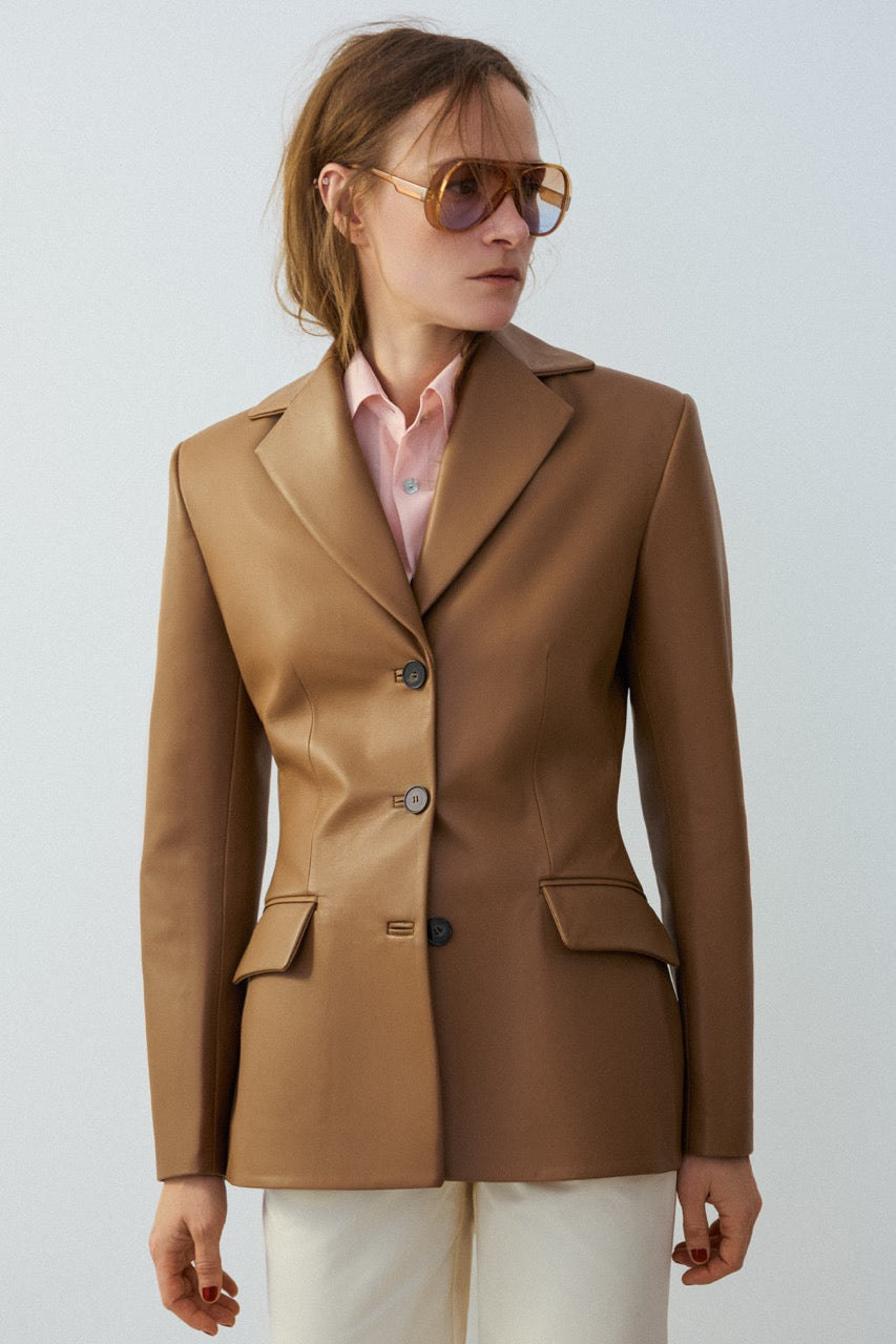 Шкіряний блейзер Венеція