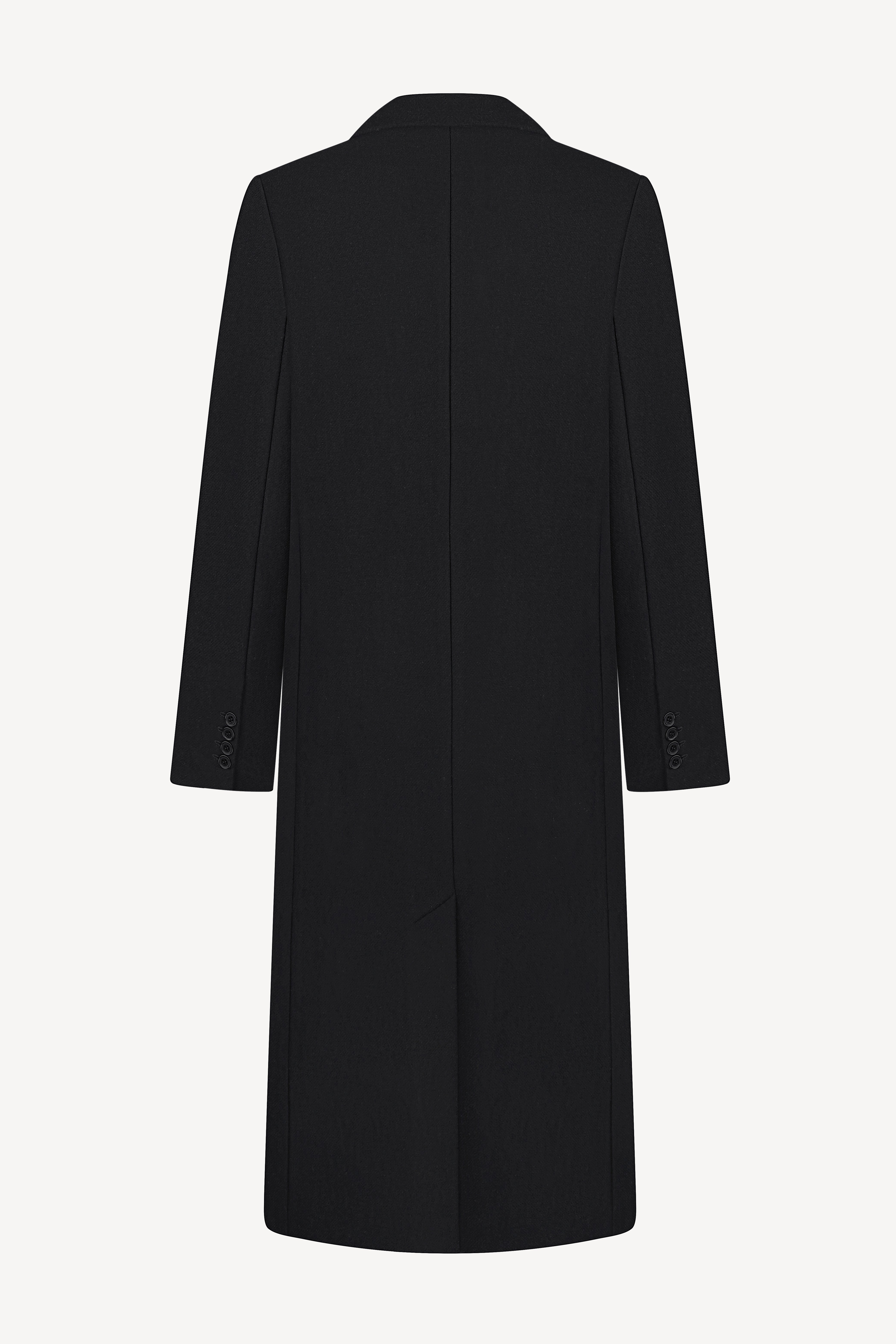 Crombie coat in wool