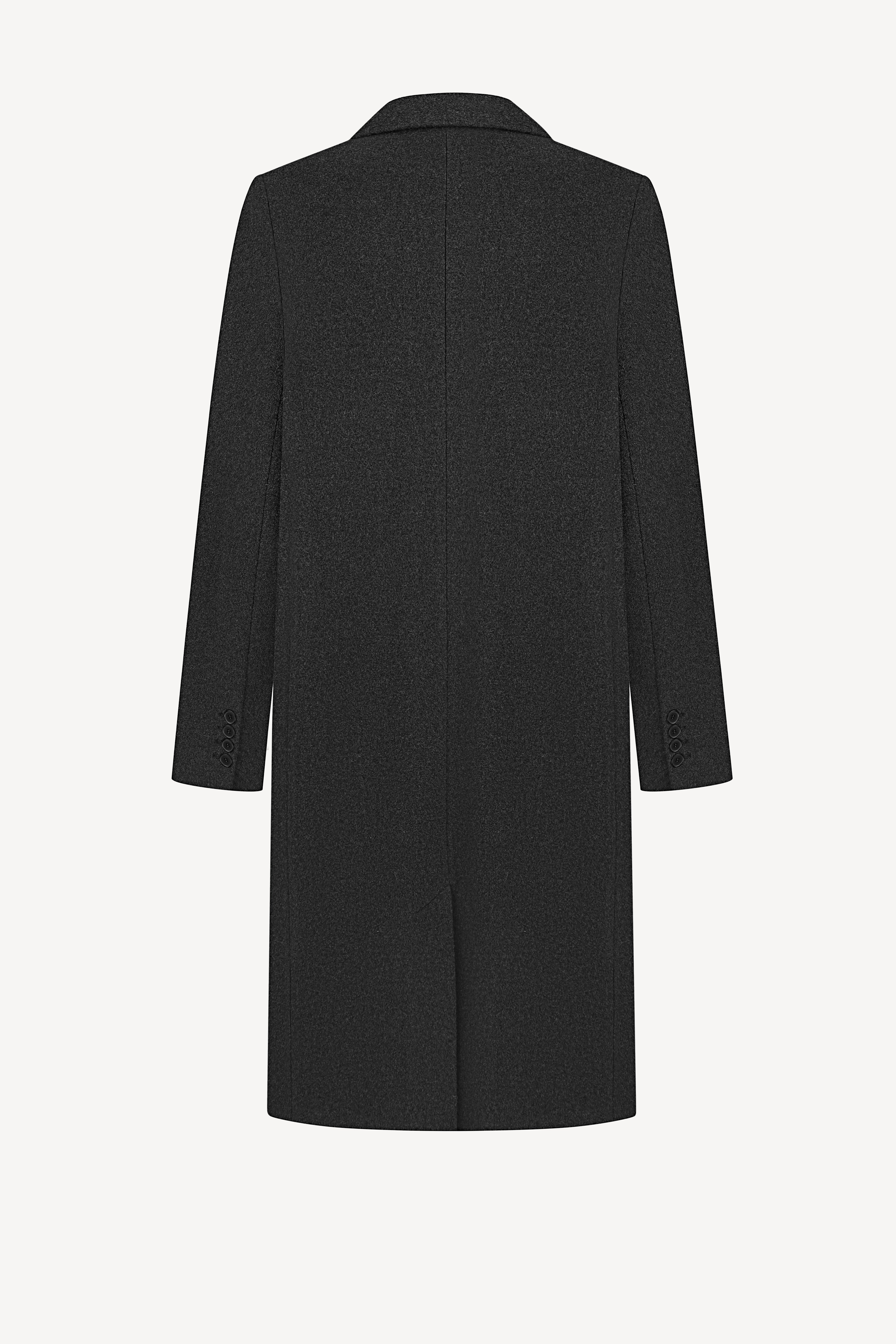 Crombie coat in wool
