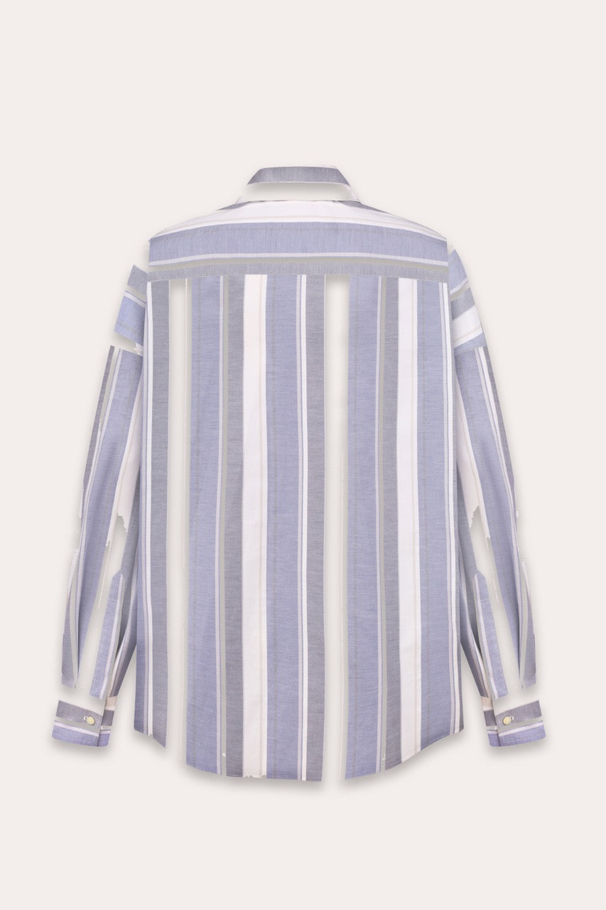 Striped cotton shirt