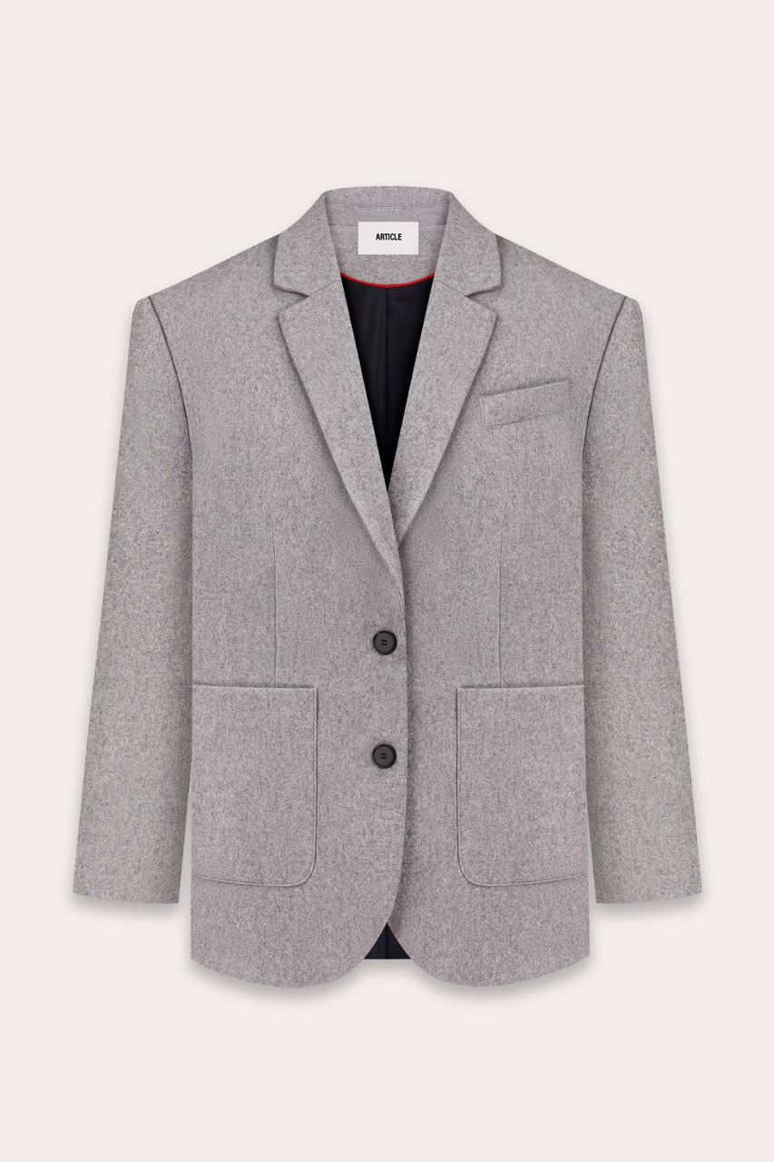 Carré blazer with patch pockets