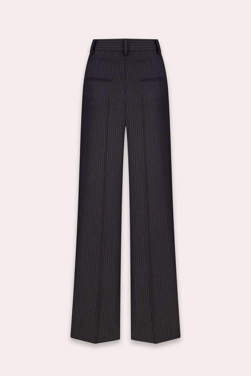 Classic trousers in pinstripe wool