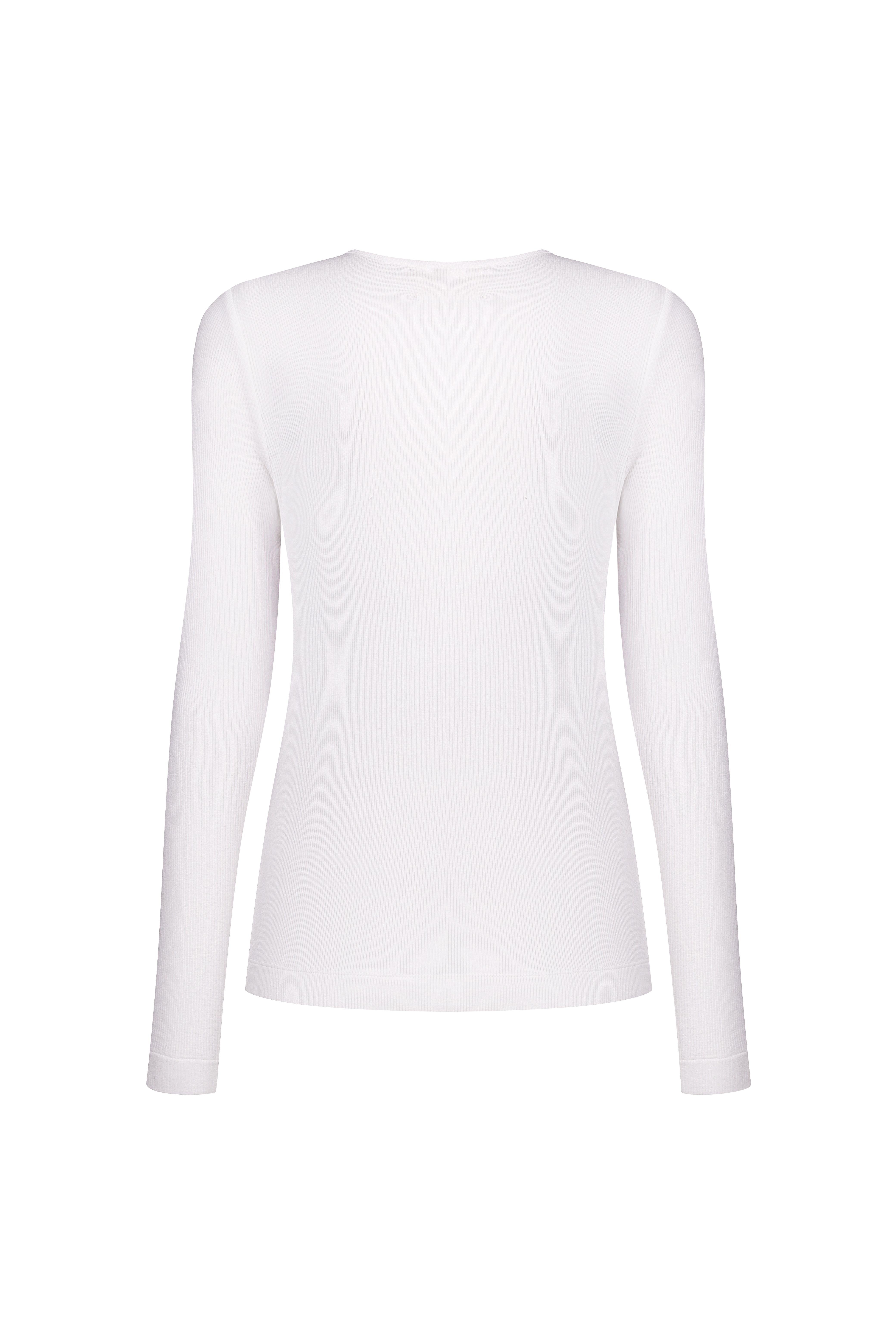 Longsleeve Oslo in ribbed cotton