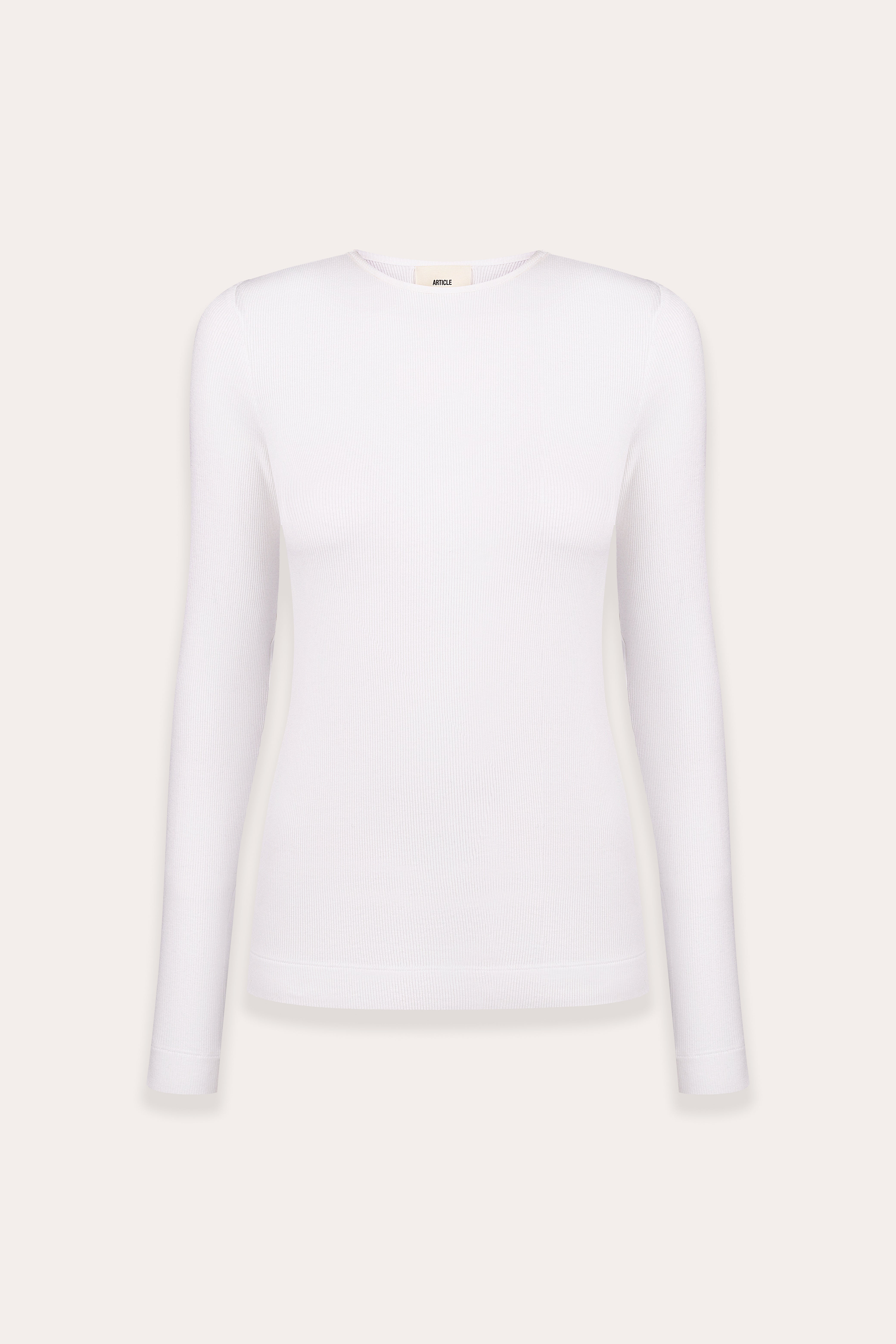 Longsleeve Oslo in ribbed cotton