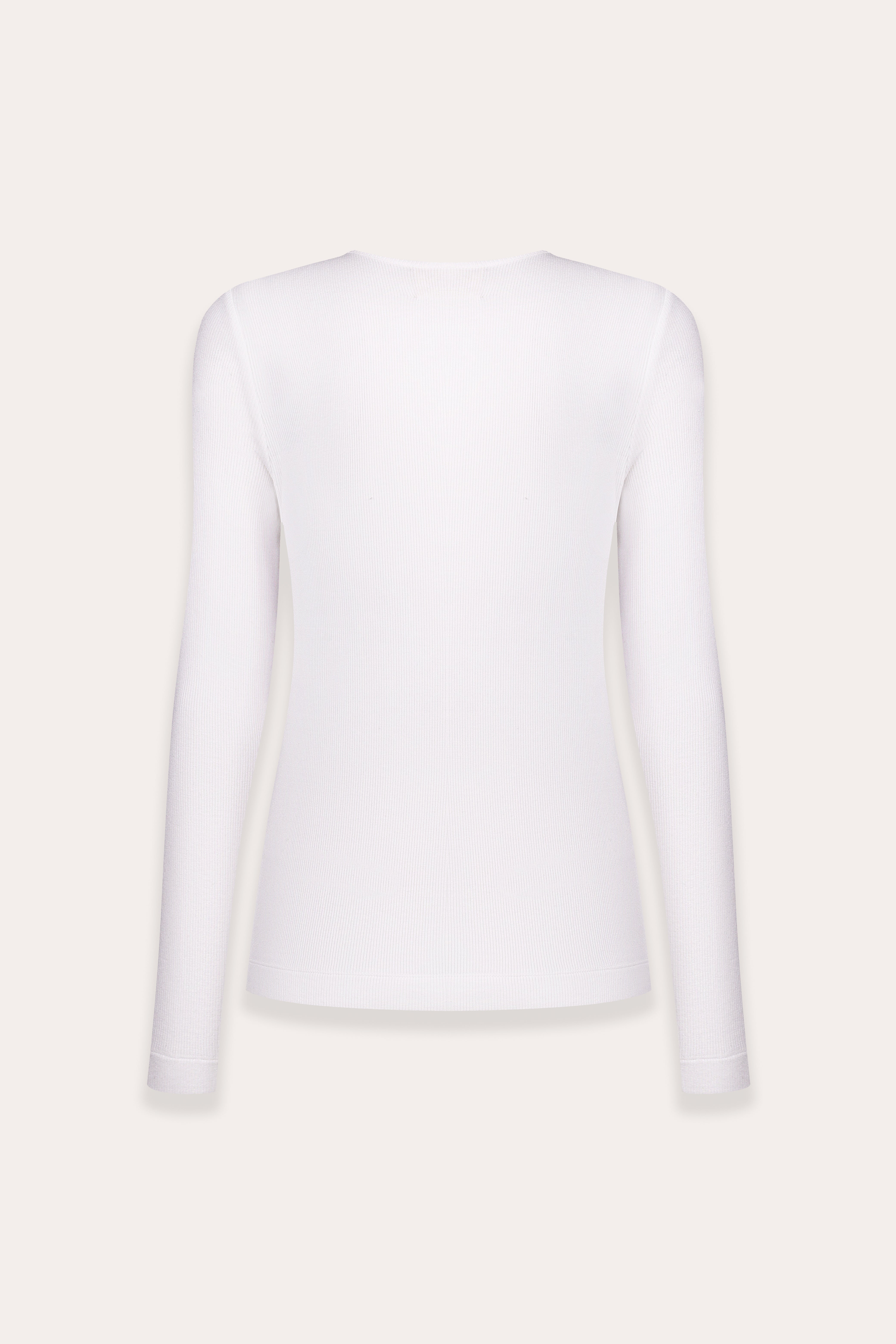 Longsleeve Oslo in ribbed cotton