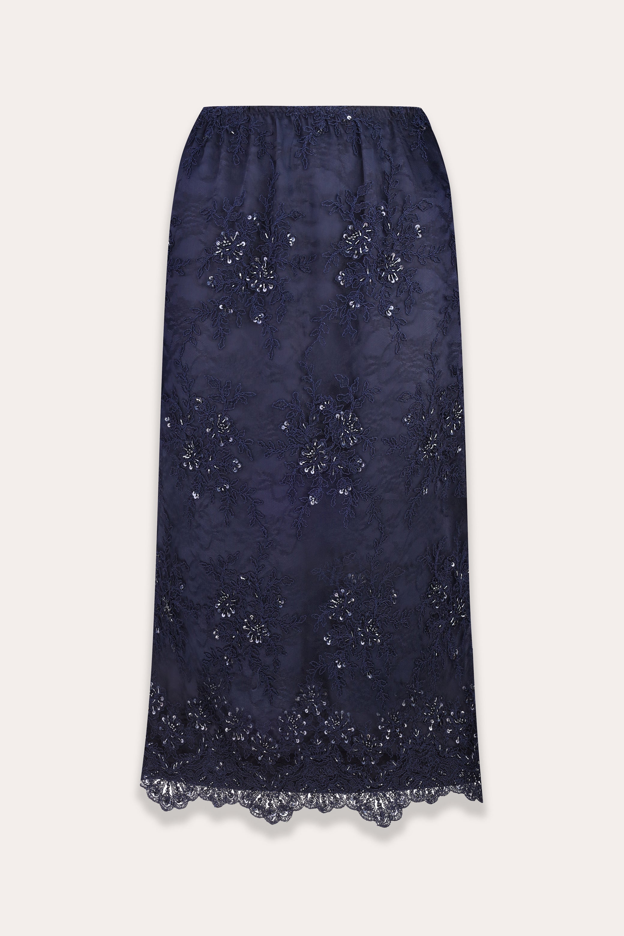 Betty skirt in lace and viscose lining