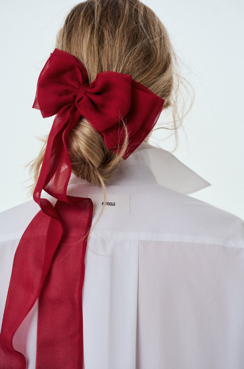 Silk hair's bow