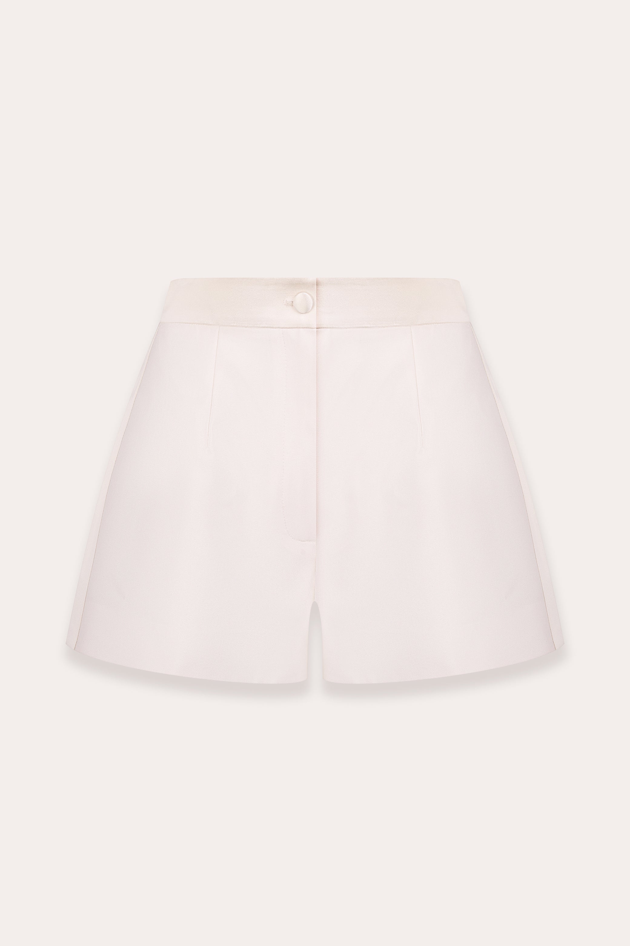 Tuxedo shorts in wool & silk