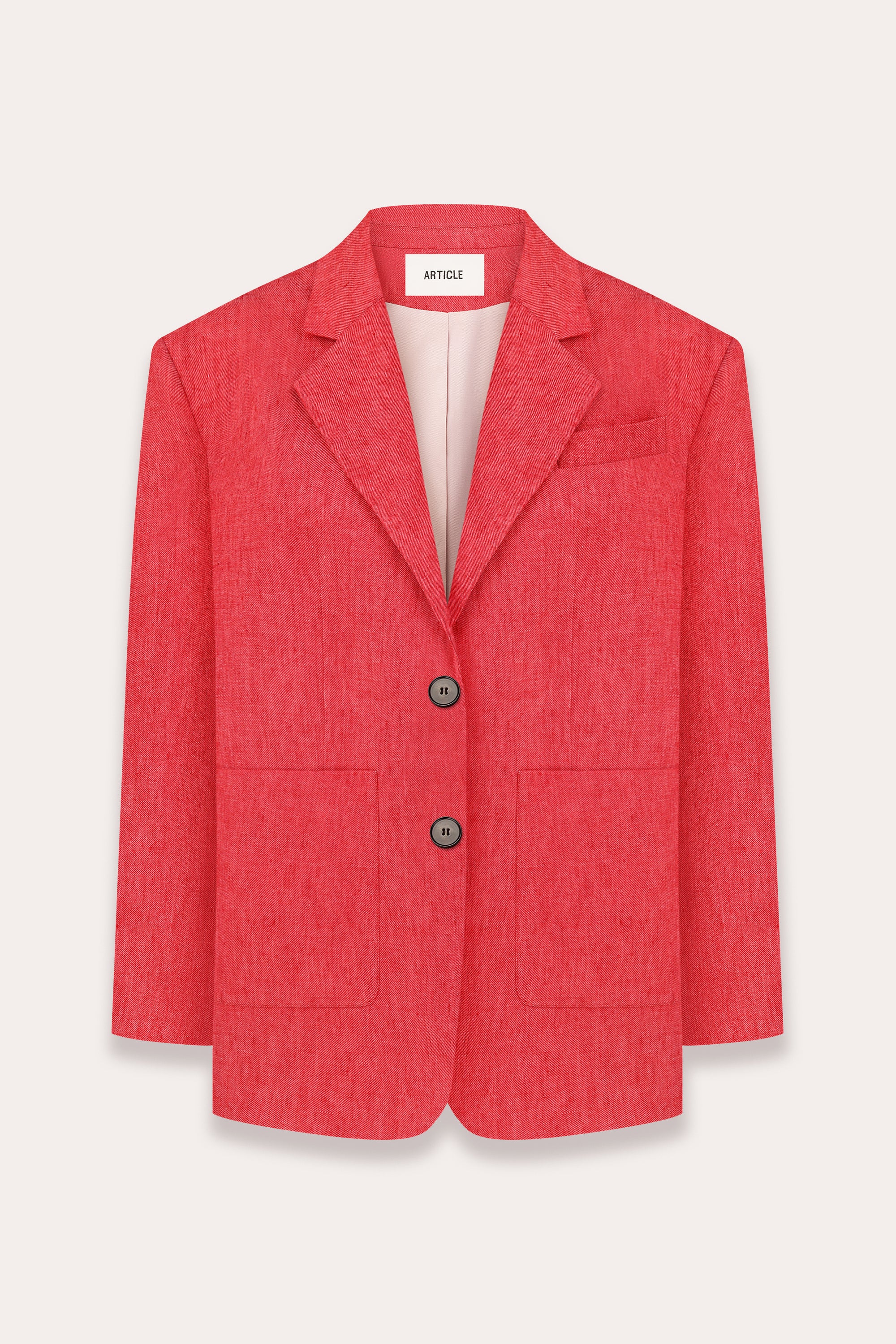 Carré blazer in linen