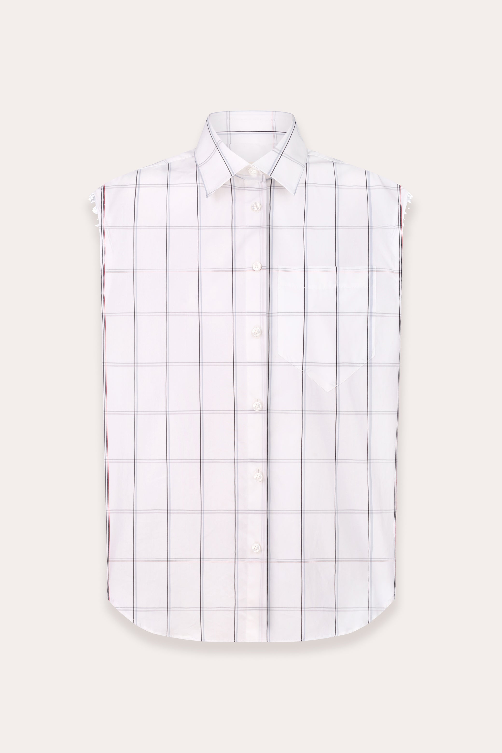 Ava sleeveless oversized shirt
