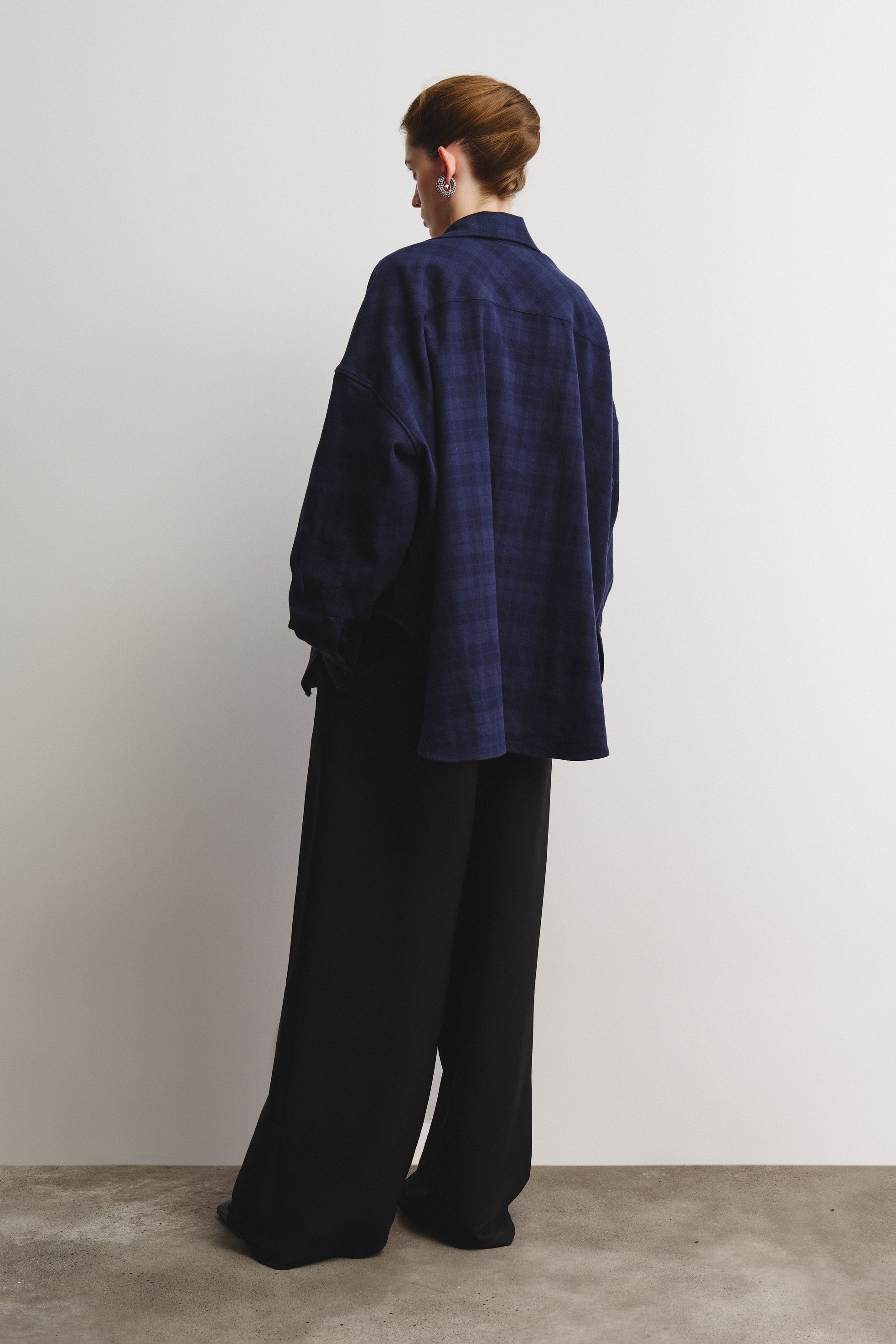 Shirt checked in cotton