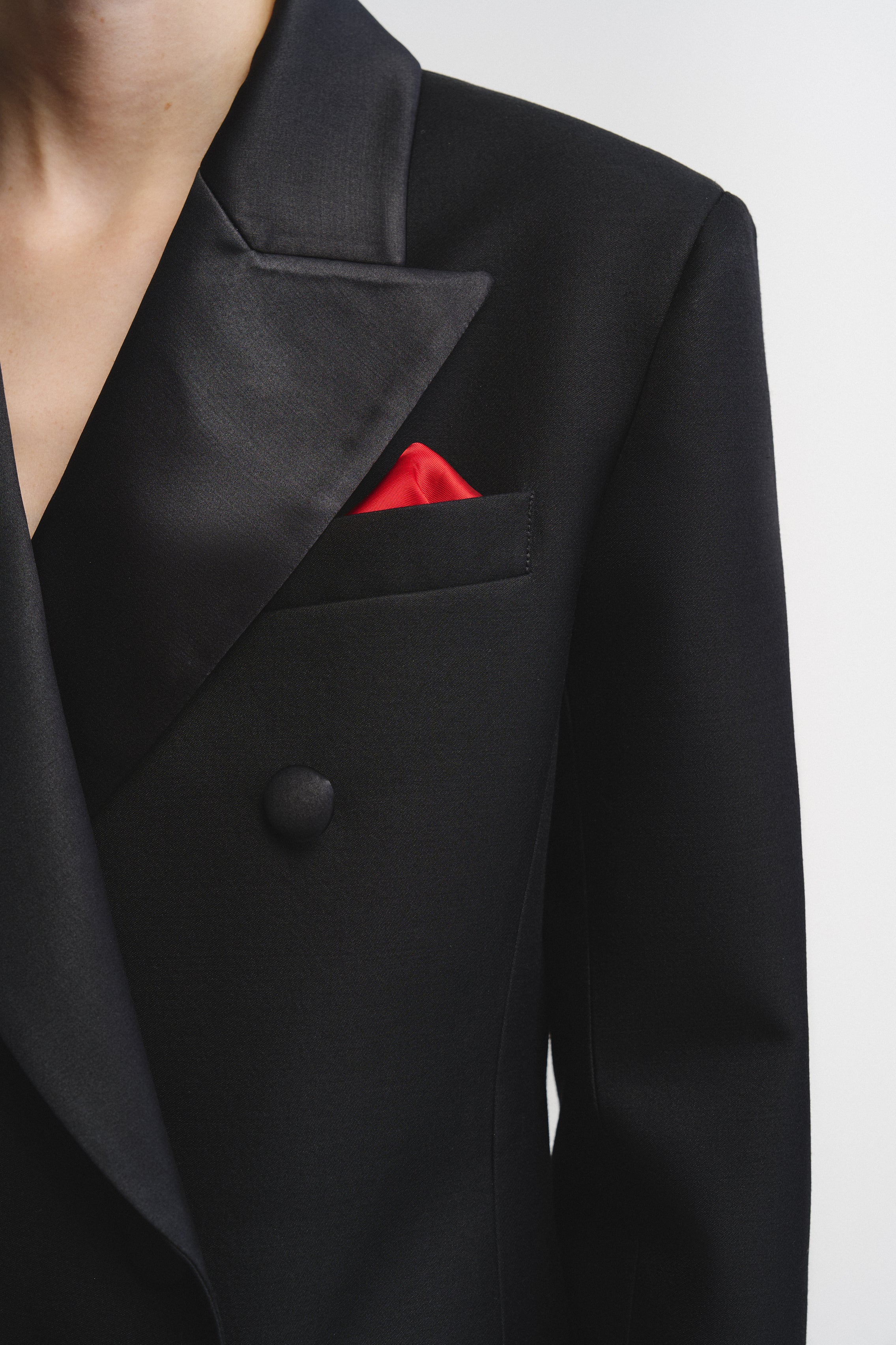  Grace Blazer in wool and silk